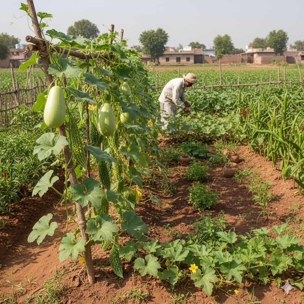 Vegetables to grow in april in Agra up | Block-Wise Vegetable Guide